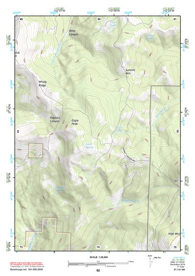 37112NW Page 62 Panguitch Topo Preview 1