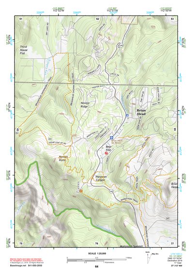 37112NW Page 64 Panguitch Topo Preview 1