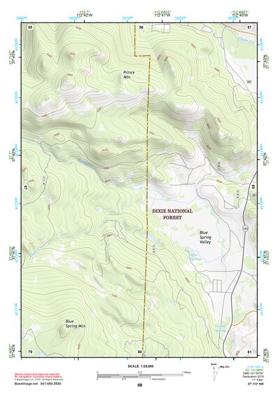 37112NW Page 68 Panguitch Topo Preview 1