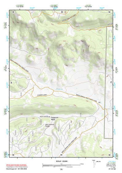 37112NW Page 71 Panguitch Topo Preview 1