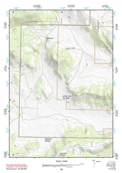 37112NW Page 72 Panguitch Topo Preview 1