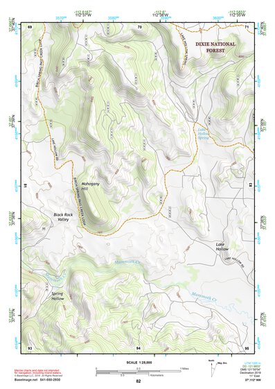 37112NW Page 82 Panguitch Topo Preview 1