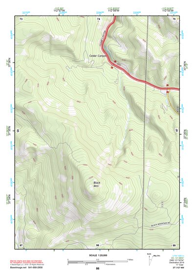 37112NW Page 86 Panguitch Topo Preview 1