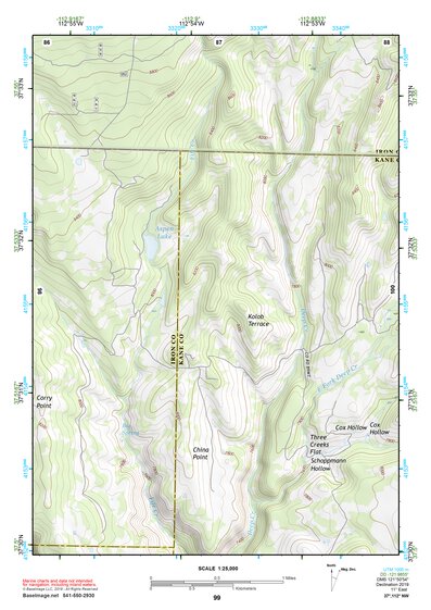 37112NW Page 99 Panguitch Topo Preview 1