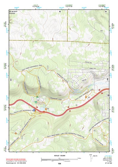 37112NW Page 104 Panguitch Topo Preview 1