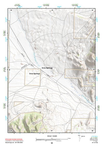 37113NE Page 55 Cedar City Topo Preview 1