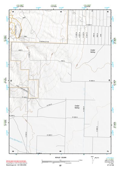 37113NE Page 57 Cedar City Topo Preview 1