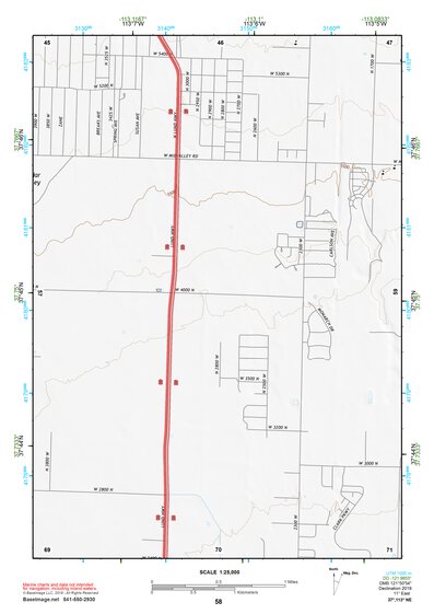 37113NE Page 58 Cedar City Topo Preview 1
