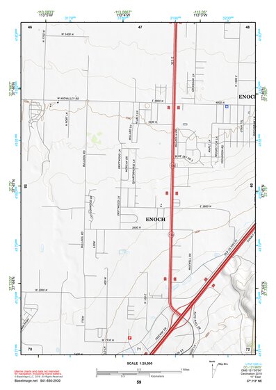 37113NE Page 59 Cedar City Topo Preview 1