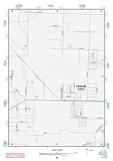 37113NE Page 69 Cedar City Topo Preview 1