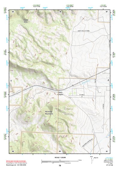 37113NE Page 78 Cedar City Topo Preview 1