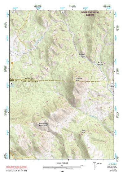 37113NE Page 100 Cedar City Topo Preview 1