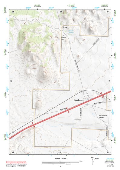 37113NW Page 38 Cedar City Topo Preview 1