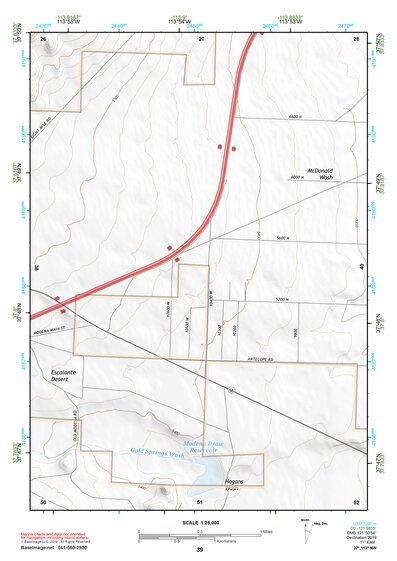 37113NW Page 39 Cedar City Topo Preview 1