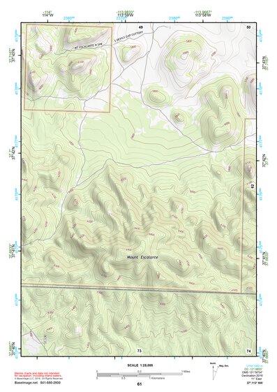 37113NW Page 61 Cedar City Topo Preview 1