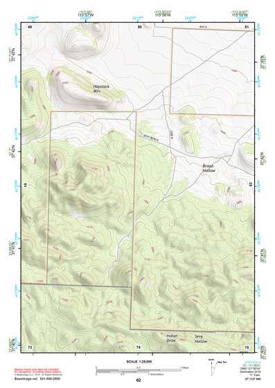 37113NW Page 62 Cedar City Topo Preview 1