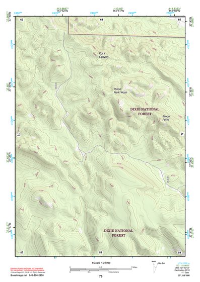 37113NW Page 76 Cedar City Topo Preview 1