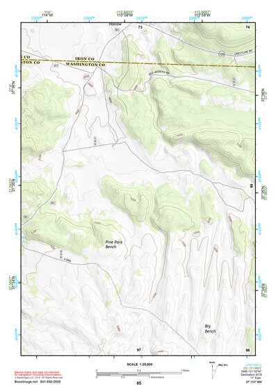 37113NW Page 85 Cedar City Topo Preview 1