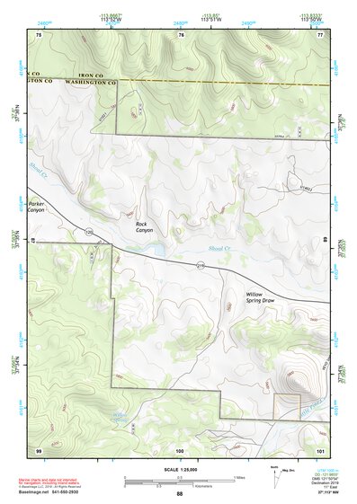 37113NW Page 88 Cedar City Topo Preview 1