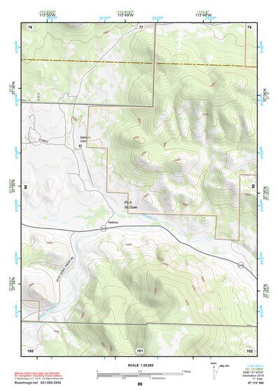 37113NW Page 89 Cedar City Topo Preview 1