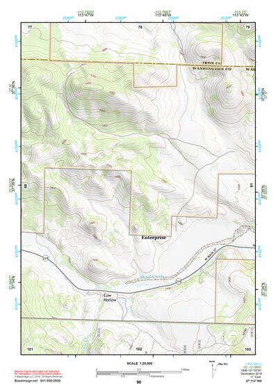37113NW Page 90 Cedar City Topo Preview 1