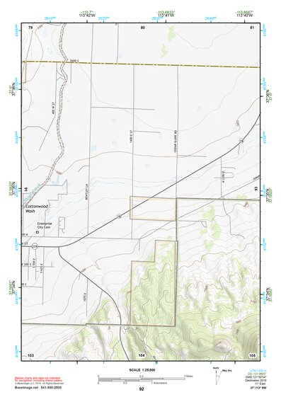 37113NW Page 92 Cedar City Topo Preview 1