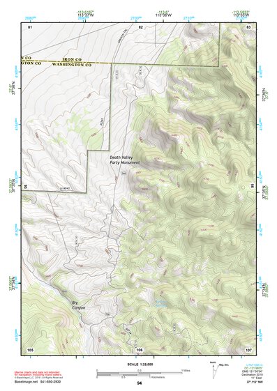 37113NW Page 94 Cedar City Topo Preview 1