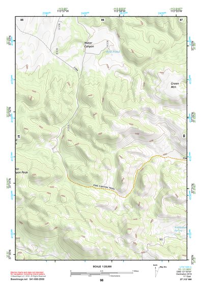 37113NW Page 98 Cedar City Topo Preview 1
