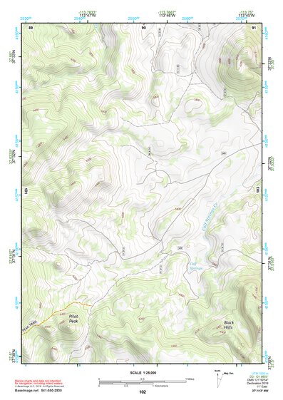 37113NW Page 102 Cedar City Topo Preview 1