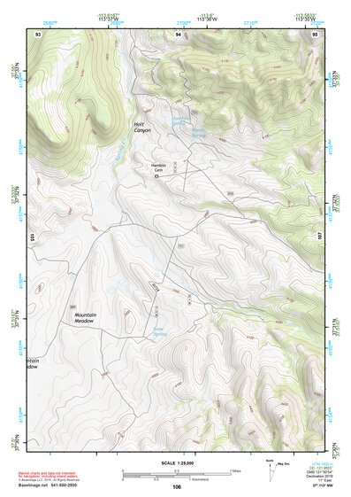 37113NW Page 106 Cedar City Topo Preview 1