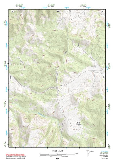 37113NW Page 107 Cedar City Topo Preview 1