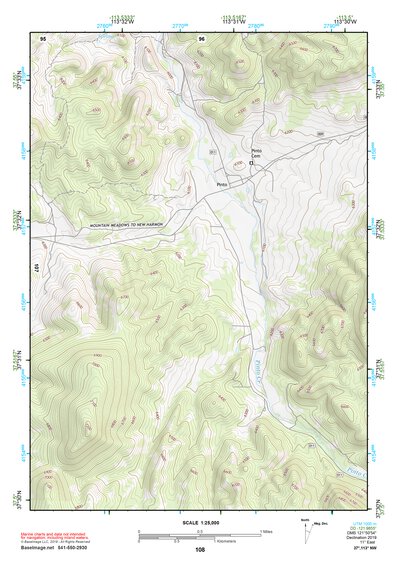 37113NW Page 108 Cedar City Topo Preview 1