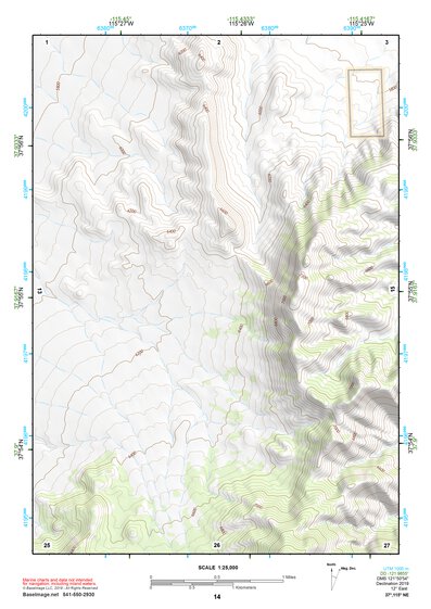 37115NE Page 14 Timpahute Range Topo Preview 1