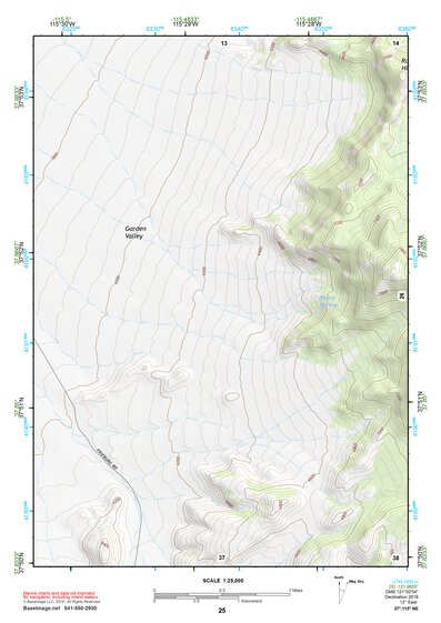 37115NE Page 25 Timpahute Range Topo Preview 1