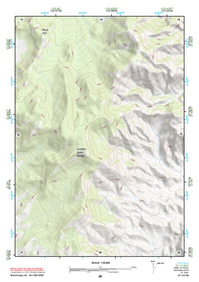 37115NE Page 26 Timpahute Range Topo Preview 1
