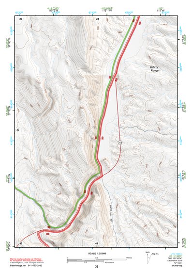 37115NE Page 36 Timpahute Range Topo Preview 1
