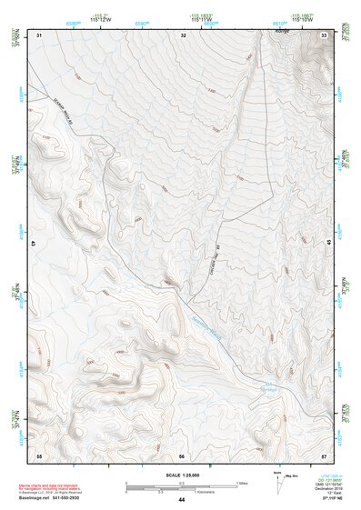 37115NE Page 44 Timpahute Range Topo Preview 1