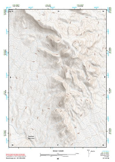 37115NE Page 45 Timpahute Range Topo Preview 1