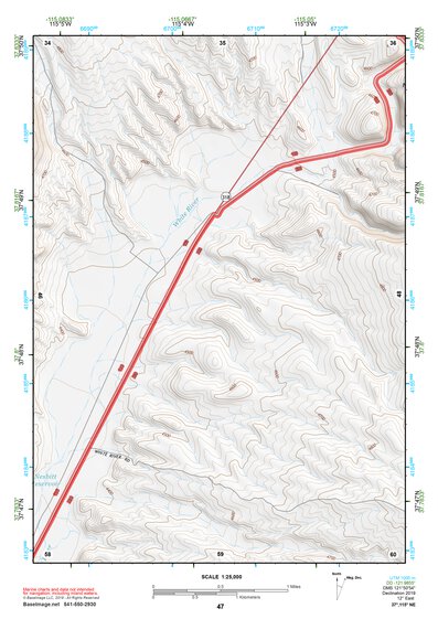 37115NE Page 47 Timpahute Range Topo Preview 1