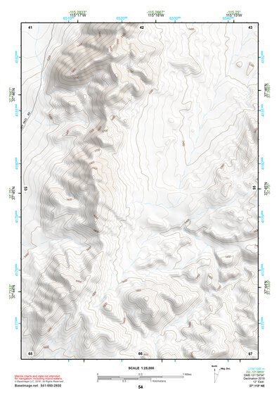 37115NE Page 54 Timpahute Range Topo Preview 1