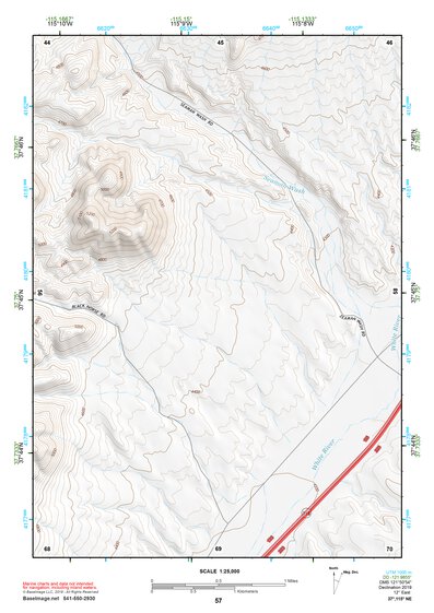 37115NE Page 57 Timpahute Range Topo Preview 1