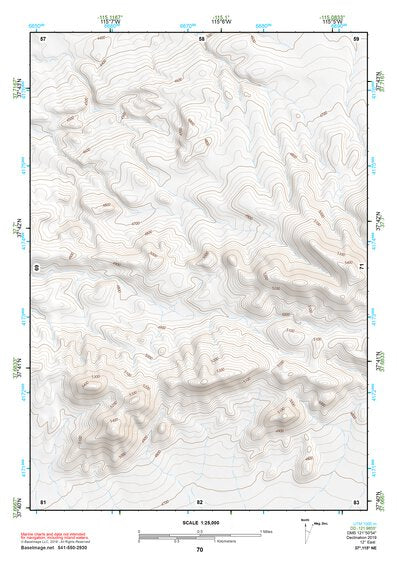 37115NE Page 70 Timpahute Range Topo Preview 1