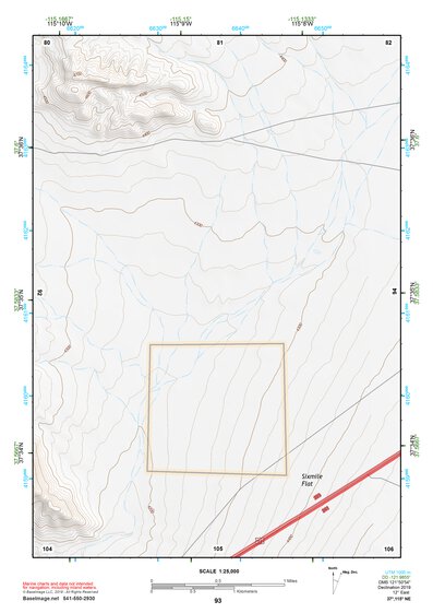 37115NE Page 93 Timpahute Range Topo Preview 1