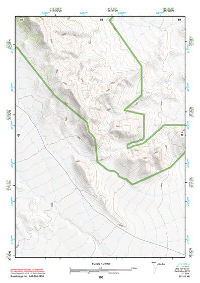37115NE Page 100 Timpahute Range Topo Preview 1