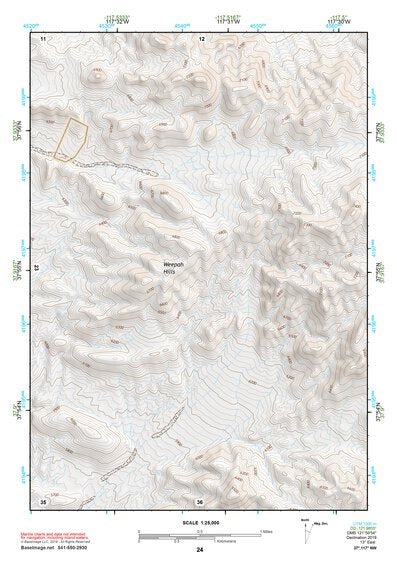 37117NW Page 24 Goldfield Topo Preview 1