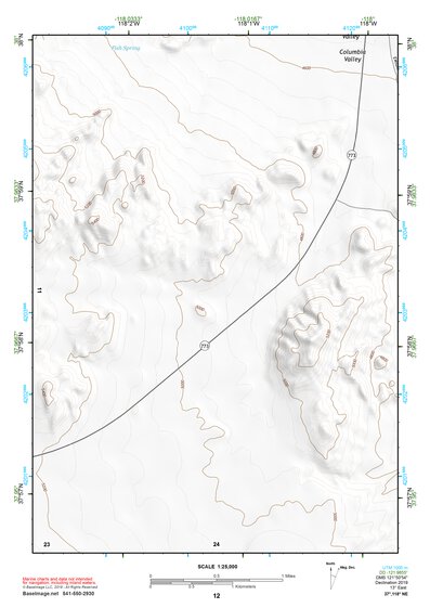 37118NE Page 12 Benton Range Topo Preview 1