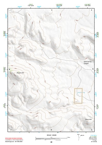 37118NE Page 20 Benton Range Topo Preview 1