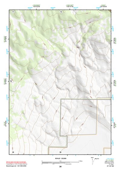 37118NW Page 24 Benton Range Topo Preview 1