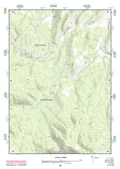 37118NW Page 43 Benton Range Topo Preview 1