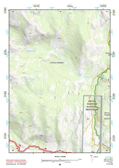 37119NE Page 82 Yosemite Valley Topo Preview 1